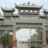 九凯直销石雕牌坊三门五门石牌坊 石牌楼 石雕凉亭可来样加工