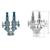 厂家直销一环A69双联弹簧式安全阀