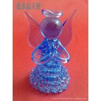 水晶天使天鵝玻璃工藝品情人節(jié)禮品生日婚慶商務(wù)禮品家居擺設(shè)