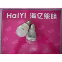 出口直流12Vled灯泡 3W 12V蓄电池电瓶LED节能灯  带线夹太阳能灯