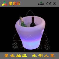 品質(zhì)***酒店用品 遙控變16種顏色時(shí)尚酒吧LED冰桶 俱樂部LED冰桶