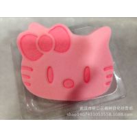 正品厂价批发 三迪逸品Q弹卡通洗脸扑 F378KITTY猫洗面扑