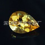 梨形黄水晶裸石戒面批发（橄榄石、透辉石、海蓝宝、蓝色托帕石）