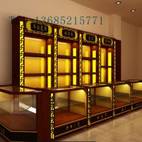 设计 专业定做参茸展柜 保健品展示柜 药房药店展示架