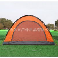 户外露营3-4人帐篷 超轻铝杆帐篷 户外野营帐篷 防风防雨双层帐篷