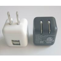 大筛子双USB旅充 5V2.1A双USB充电器 BSMI UL认证电源适配器 家用墙充USB火牛旅充