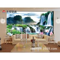 3D大型壁畫《沙發(fā)電視墻背景墻/個(gè)性山水壁紙墻紙》客廳臥室