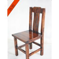 【餐桌椅专家】群裕家具直销炭化特色松木餐椅（图）
