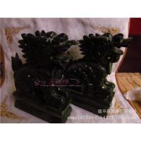 ***开光南玉神兽麒麟摆件一对 *** 开运转运麒麟摆件批发
