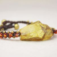 ***水晶玛瑙手工手链 原创精编款泰国蜡铜铃特色民族饰品s0076