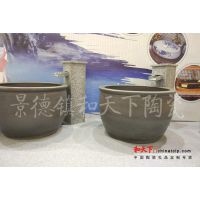 和天下瓷厂专业定制极乐汤大缸 温泉洗浴缸 陶瓷泡澡缸 青瓦台澡缸厂家定制