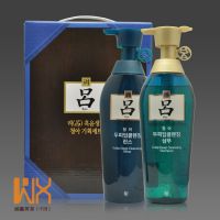 韩国爱茉莉吕 防脱洗发水护发素400ml*2套装 红色 蓝色  黄色