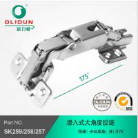 欧力顿好调试铰链精品转角柜门铰链175°度普通厚铰大弯SK257