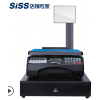 南通 SISS商用电子秤收银秤计价收银称重一体机打印票台秤超市水果零食