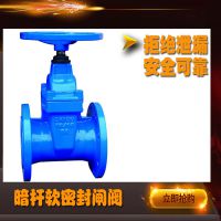 厦门双***应 弹性暗杆软密封法兰铸铁dn80/100闸阀Z45X-10 z45t-10