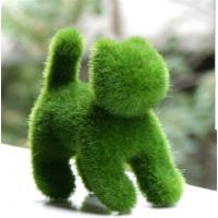 万汇达植绒公司加工Grass Land人造草猫仔动物公仔玩具摆饰装饰品