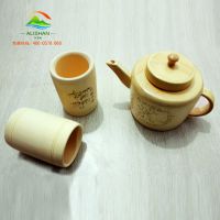 竹制品茶壶 功夫竹节茶壶 古典茶具 水杯竹制工艺品