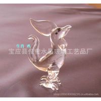 批發(fā) 定做 玻璃 十二生肖 猴 雞 狗 豬 水晶創(chuàng)意禮品· 工藝品164