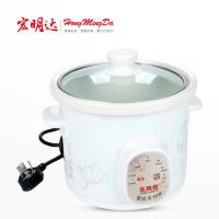 1.5升迷你电炖锅白瓷微电脑bb煲 宝宝自动煮粥锅陶瓷炖盅内胆宏明达