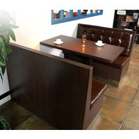 海德利美式铁艺桌椅组合 实木餐桌茶餐厅家具定制 主题餐厅专用长条桌椅