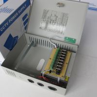 13.8V10A 8路集中供电电源箱 UPS安防监控电源箱 稳压直流输出