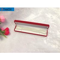 首饰包装展示***珠宝首饰盒长链/项链盒 红绒包装盒 手链盒胶盒