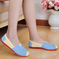 正品老北京布鞋女鞋潮夏季軟底女士網(wǎng)鞋女透氣網(wǎng)面網(wǎng)紗平跟單鞋子