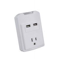 插座 USB美式插座 利特舜LA-1SB美標(biāo)轉(zhuǎn)換器