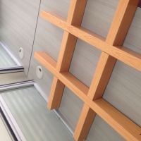 鋁天花廠家供應菲普斯品牌格柵天花 木紋鋁格柵吊頂