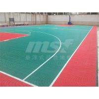 篮球场拼装地板_广州绿城_悬浮式篮球场拼装地板