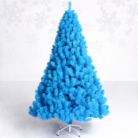 圣诞树饰品180cm1.8米豪华加密湖蓝色圣诞树