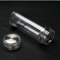 高硼硅玻璃杯 双层玻璃杯耐热透明玻璃杯礼品广告杯订制印LOGO