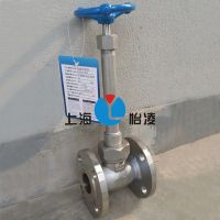 耐-196℃低温截止阀-低温法兰截止阀DJ41F-64P 上海怡凌阀门厂现货供应
