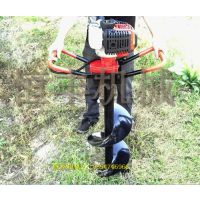 园林植树专用钻头挖坑机双人挖坑机 厂家报价 悬挂式挖坑机