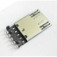 Micro公头沉板,USB-5P沉板贴片SMT***后五3.0款，超薄