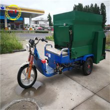 全自动撒料车 大电流三轮投料车 润华电动撒料车