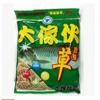 台湾幸运7鱼饵/饵料/大家伙草/鱼饵850克 草鱼饵料