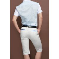 321#夏季時(shí)尚五分休閑褲品牌男式直筒修身休閑中褲男士休閑短褲子