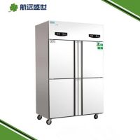 后厨四门冷柜|酒店厨房冷藏柜|双温冷冻冷藏柜|立式冰箱冷藏柜