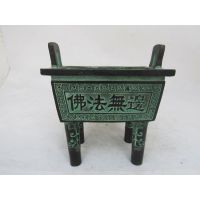 洛阳广发青铜器、佛法无边方鼎、工艺品摆件 厂家可定制 零售