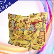 定做***时尚日本全棉帆布手提包数码印花帆布袋彩印环保购物时尚礼品袋