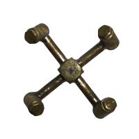 旋风炉头4叉旋风炉心 铜质猛火炉心 中压猛火炉配件 4爪炉头爪