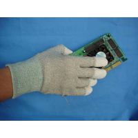 防静电PU涂指手套 ---- 碳纤维和尼龙机织而成