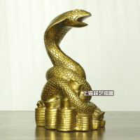 开光纯铜生肖蛇摆件铜蛇摆设金属工艺品***家居十二生肖铜器批发