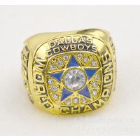 ***珍藏 尊贵奢华 1971年达拉斯牛仔队超级碗戒指 合金戒指