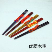 日式木筷 秋刀鱼尖头工艺筷子五色彩木筷子 外贸原单 竹筷子批发