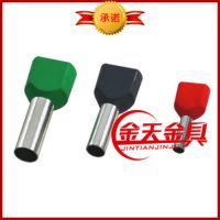 厂家直销TE6014规格齐全良心制造双线插式管形绝缘端头 绝缘端子