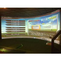 润德高尔夫2015美国超***3D高速科技室内模拟高尔夫总代直销