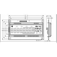 LCD液晶屏厂家 各种煤气仪表显示屏 设计定制 开模快 三晶