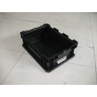 ST系类塑料零件盒 塑料汽车物流箱 对翻盖防尘塑料箱 上海电镀零件周转箱 物流储运箱